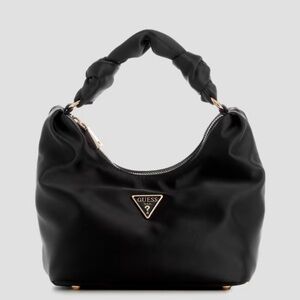 GUESS Sleek Black Hobo Bag